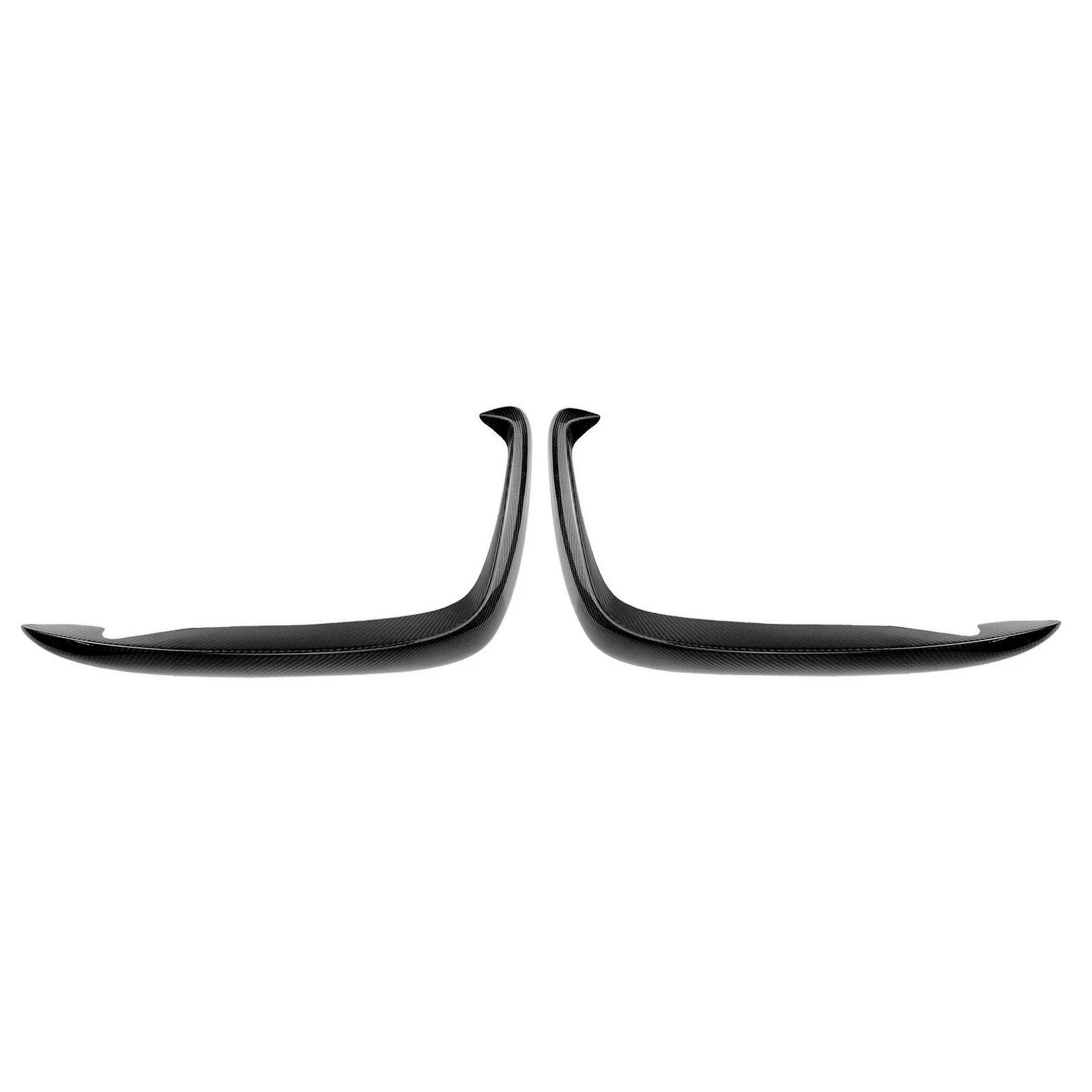 Carbon Fiber Front Fog Light Cover Trim Side Spoiler Canard Brow Air Vent Lamp Splitter For Audi A3 S3 Sline 8V Sport 2017-2020