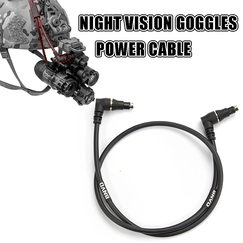 

Night Vision Goggles Battery Pack Power Cable for PVS14 PVS31 GPNVG18(BNVS) BNVD1431 BNVD31 and 4 Pin NVG Device