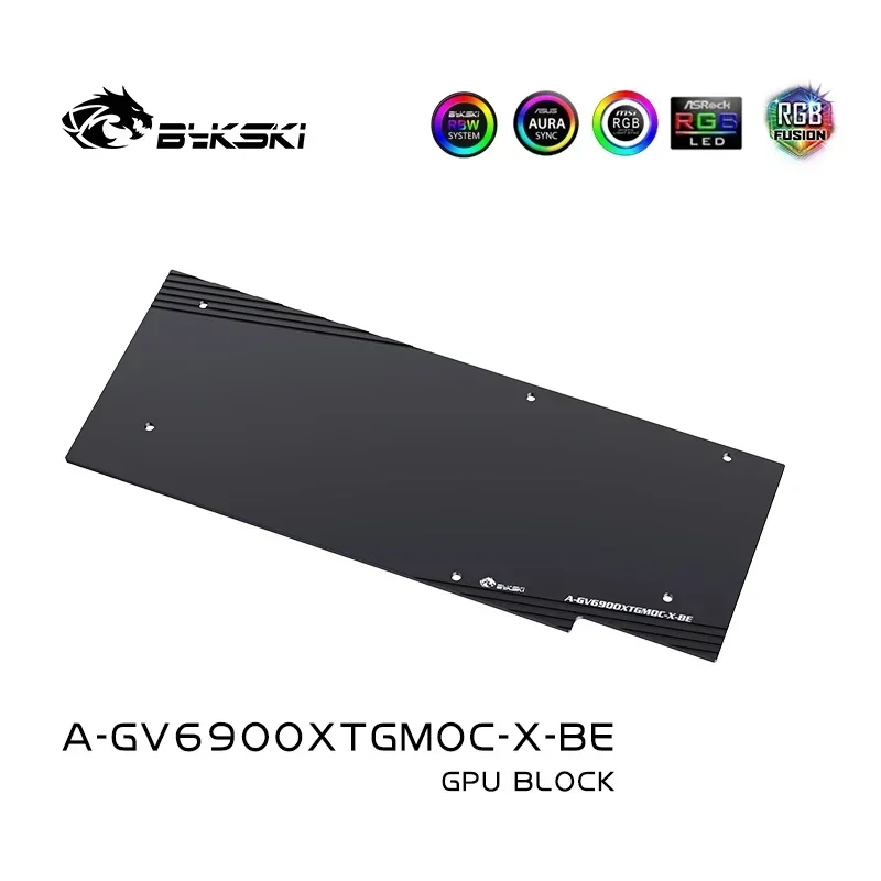 Bykski GPU Block for Gigabyte Radeon RX6900XT / 6950XT Gaming OC Video Card /Full Cover Design /Dense Waterways A-GV6900XTGMOC-X