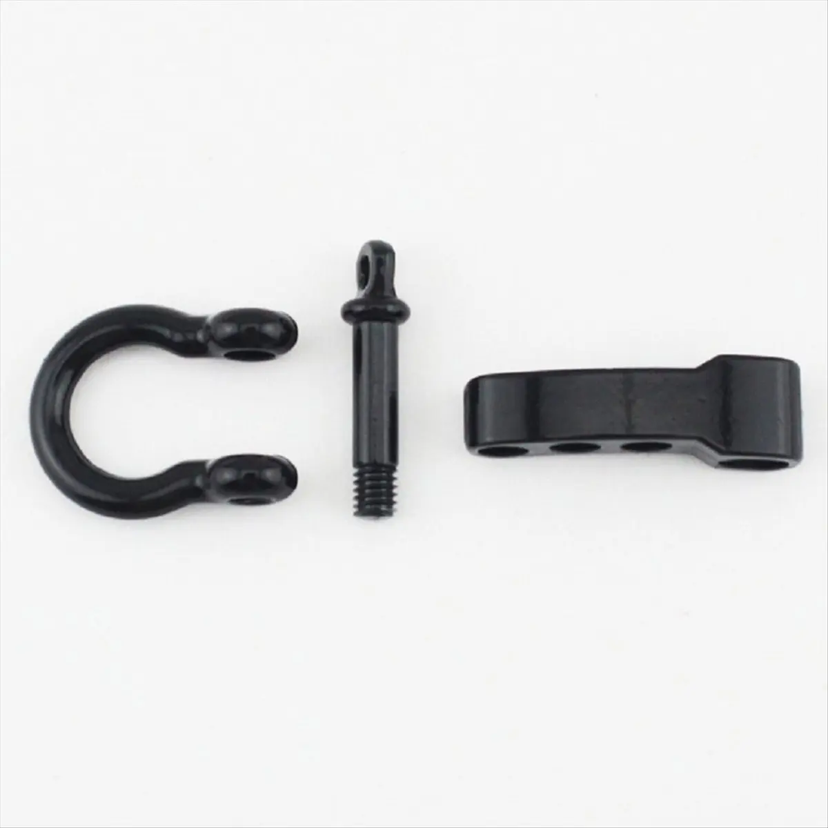 SALE AA63 10 Sets Metal Bow Shackle,Alloy Umbrella Rope Buckle, Adjustable D Buckle Umbrella Rope Bracelet Buckle Black