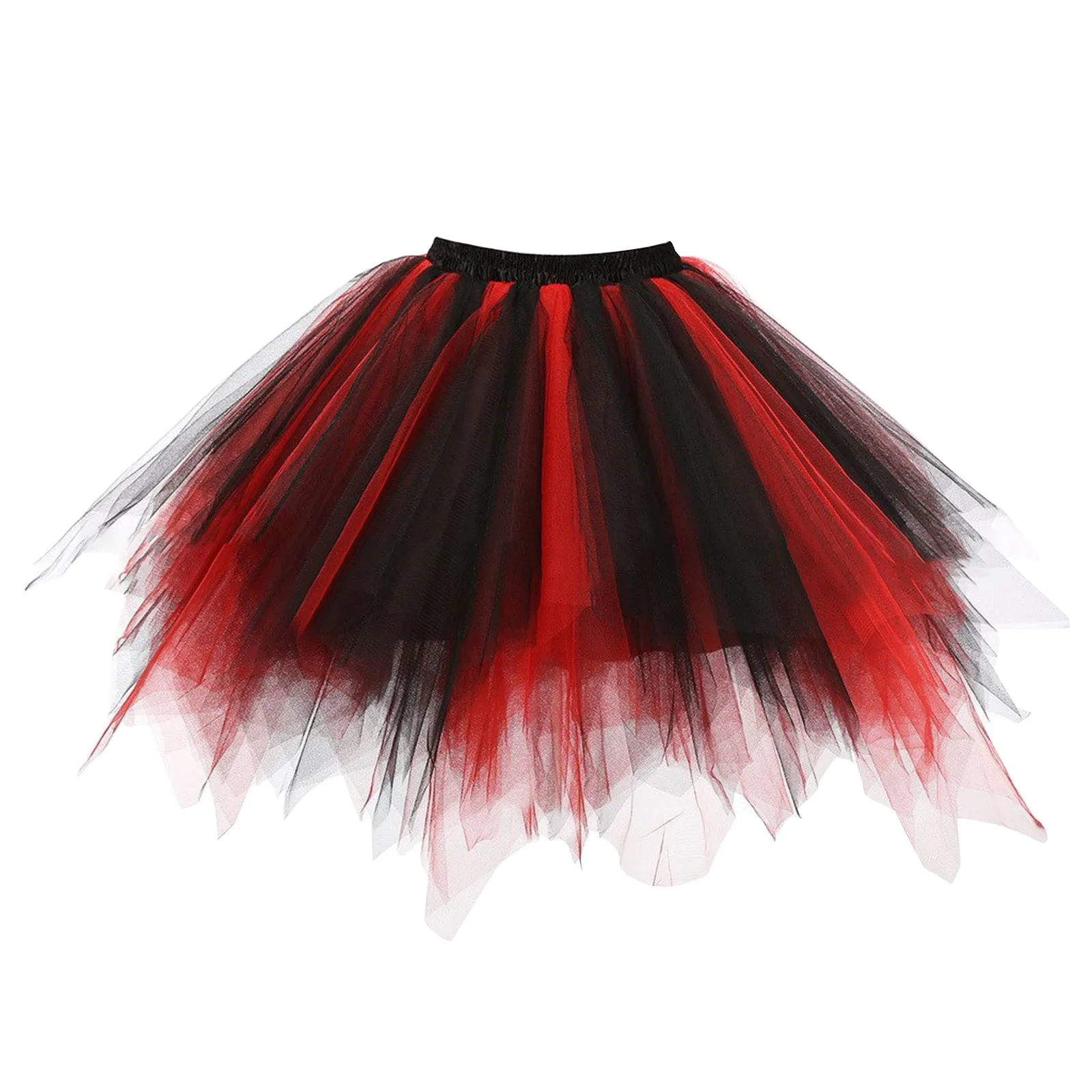 

Multicolor Tulle Pleated Skirts For Women Gauze Short Skirt Tutu Ballet Dancing Skirt Ball Gown Layered Puffy Petticoat