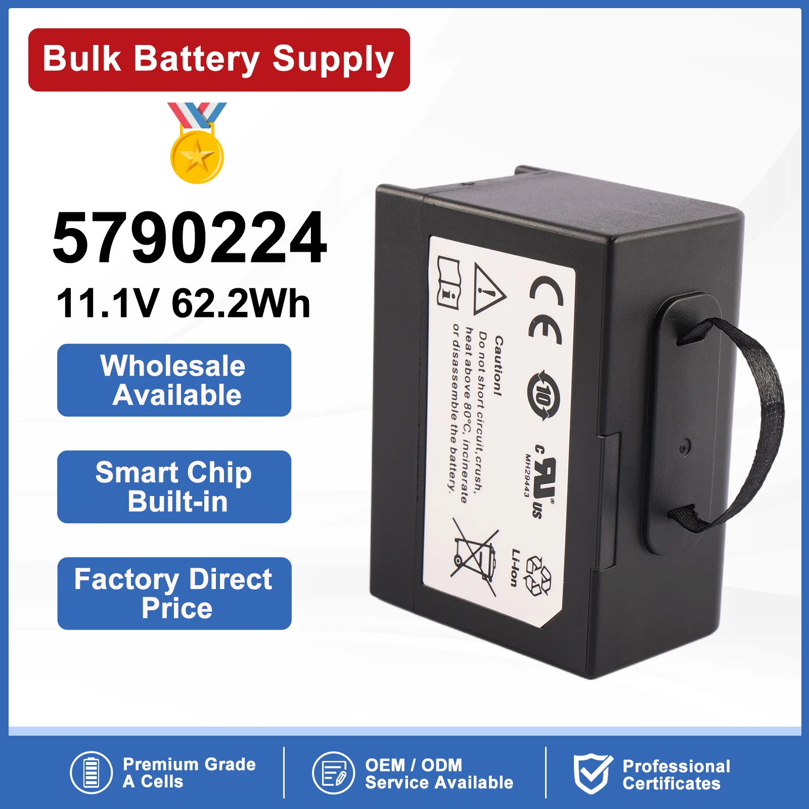 ETESBAY 5790224 Rechargeable Li-ion battery For Drager OXYLOG VE300 Transport Ventilator REF 5790224  5790224-08 193600273