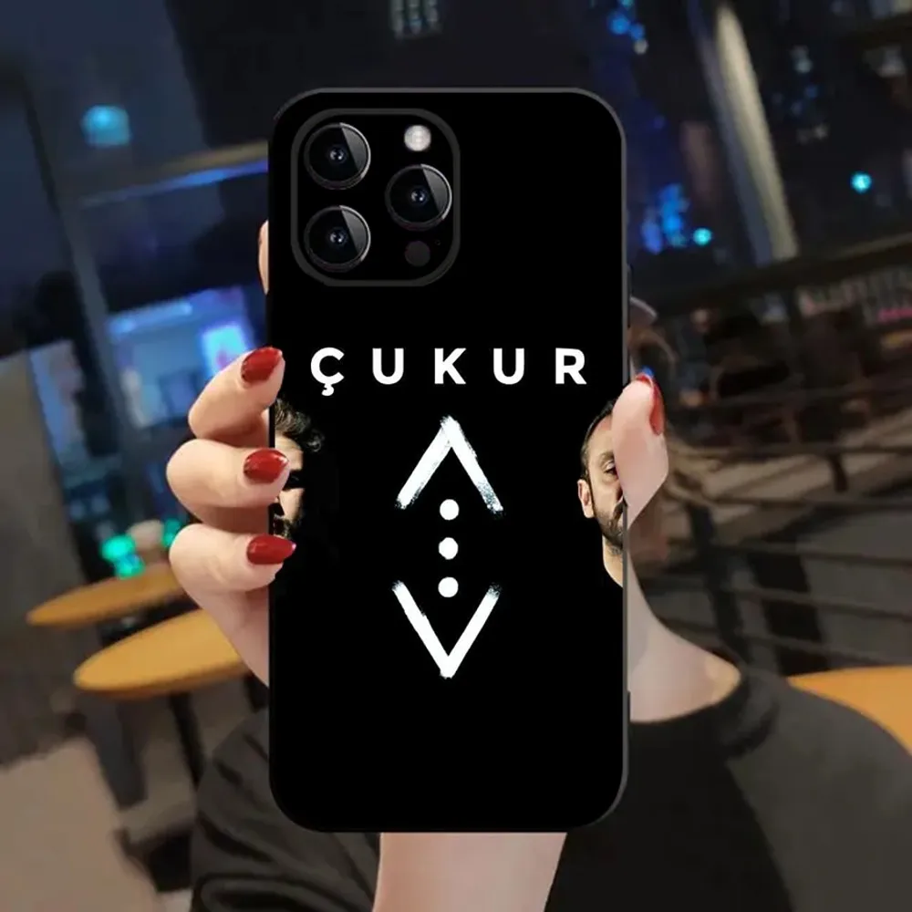 Turkey C-Cukur Show TV  Phone Case For Apple iPhone 15,14,13,12,11,XS,XR,X,8,7,Pro,Max,Plus,mini Silicone Black Cover