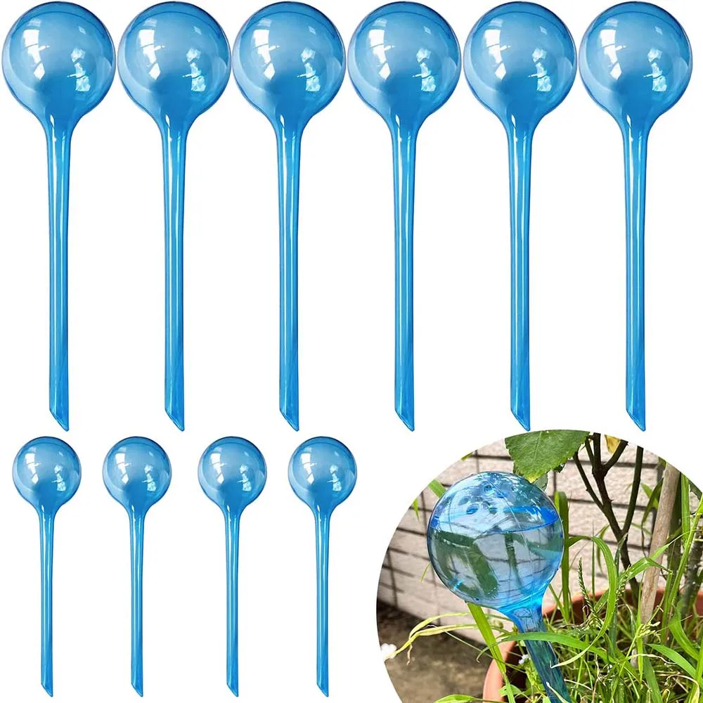 

10PCS Plant Automatic Watering Devices, Plastic Self-Watering Bulbs Flower Automatic Watering Device While Away Garden Waterer