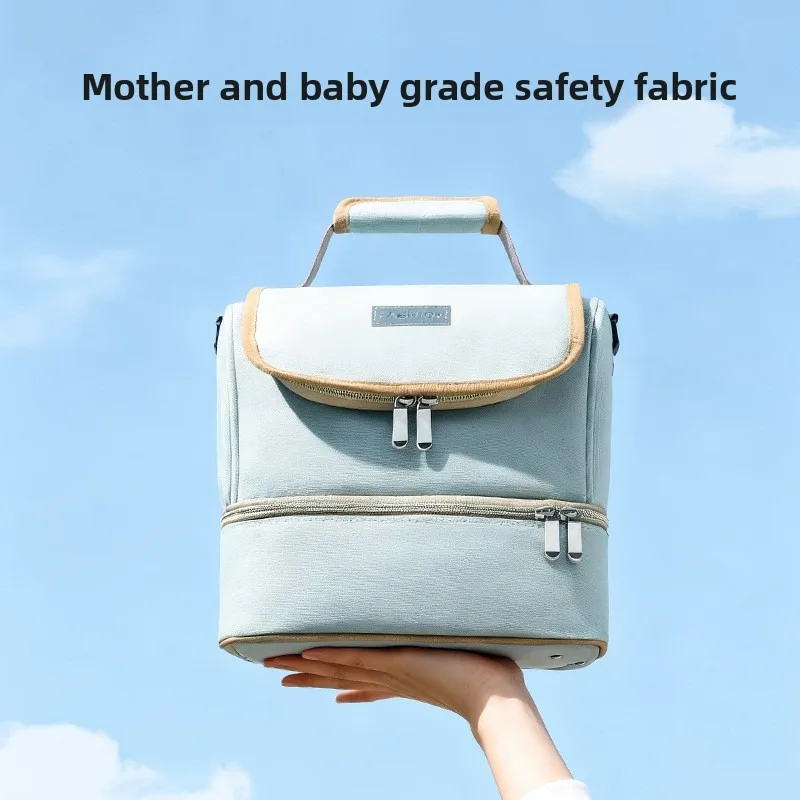 

Bottle Insulation Bag Double-layer Mother and Baby Preservation Milk Storage Ice Pack High-end Mommy Bag