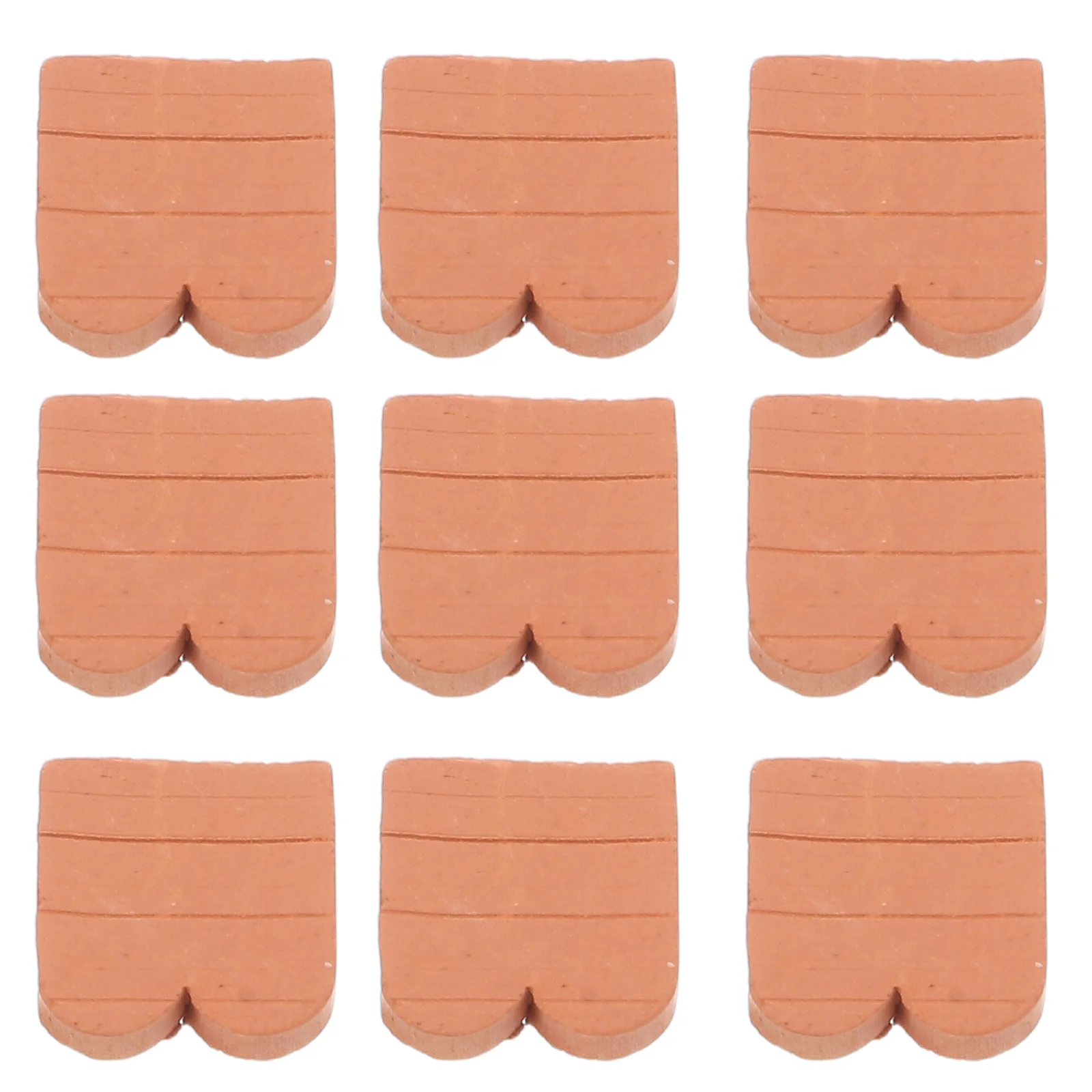 

40Pcs 1:16 Scale Dollhouse Mini Roof Tiles Realistic Wave Pattern Clay Tiles for DIY Miniature Landscape and Garden Decor