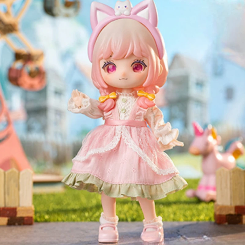 

Kawaii Liroro Summer Island Series Ob11 1/12 Bjd Dolls Blind Box Toys Cute Action Anime Figure Mystery Box Model Doll Kids Toys