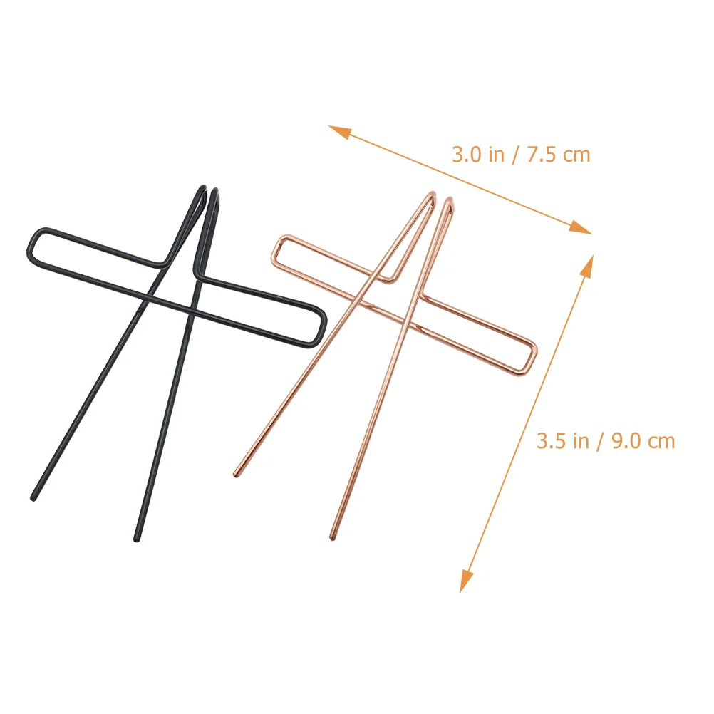 

2 Pcs Piano Practice Clip Book Clips Multipurpose Holder Steel Score