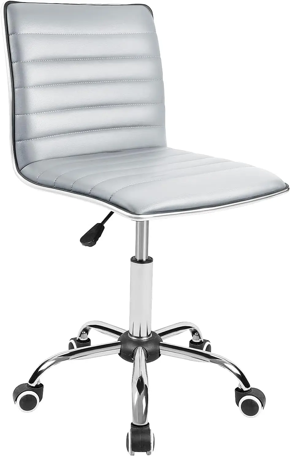 

Office Chair Mid Ba Task Chair Adjustable Home Computer Executive Desk Chair With 360° Swivel (Light Gray)
