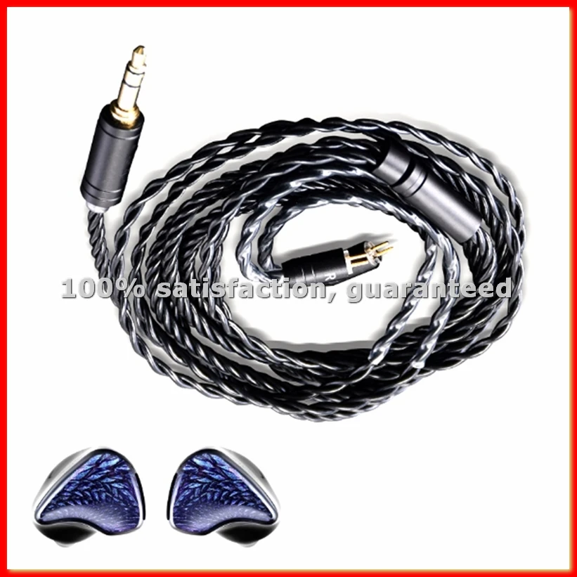 In Ear Earphone Monitor with Microphone Hifi Music Headphone IEMs Wired Gaming Earbuds for Audiophiles Gifts,Standard-BCBW