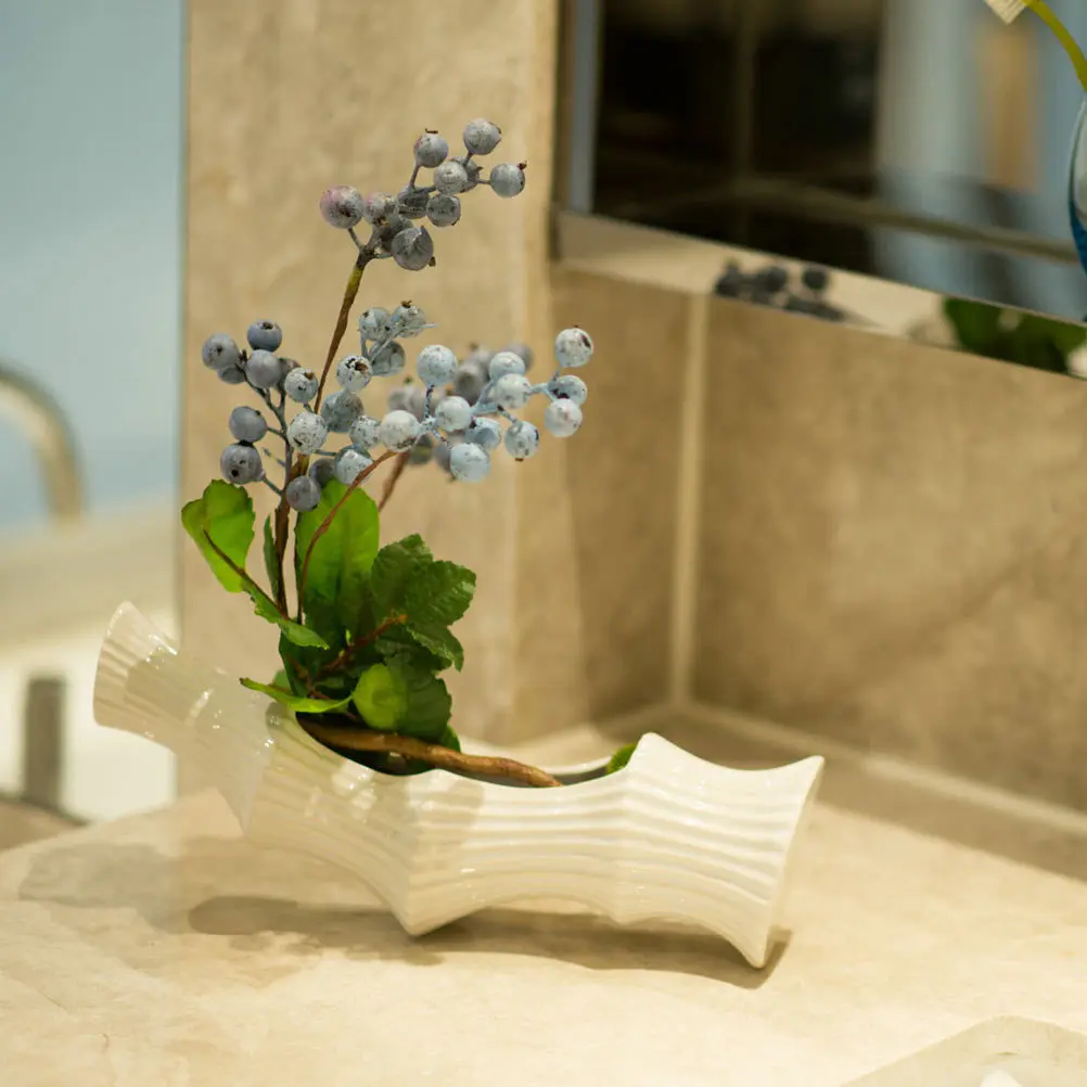 

Beautiful Vase Ceramic Craft Decor Living Room Decoration Desktop Ornament Flower Arrangement Root Shaped