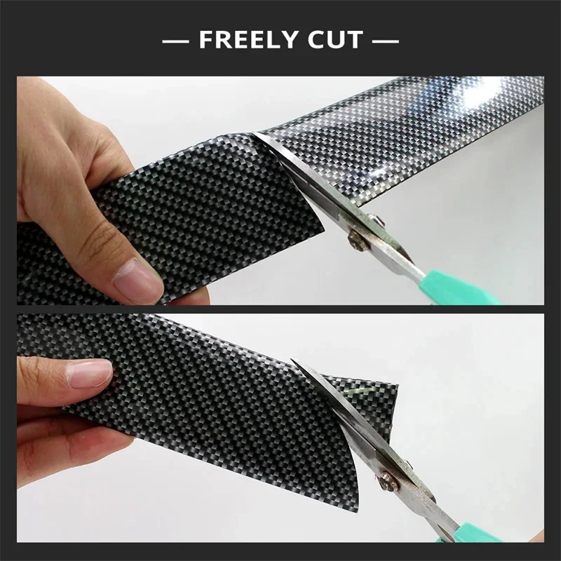 ملصقات واقية من ألياف الكربون ، ملصقات داخلية للسيارة ، حافة الباب ، غشاء واقي ، قالب مطاطي ، شريط تشذيب ، ملحقات تصفيف السيارة تصنعها بنفسك #3