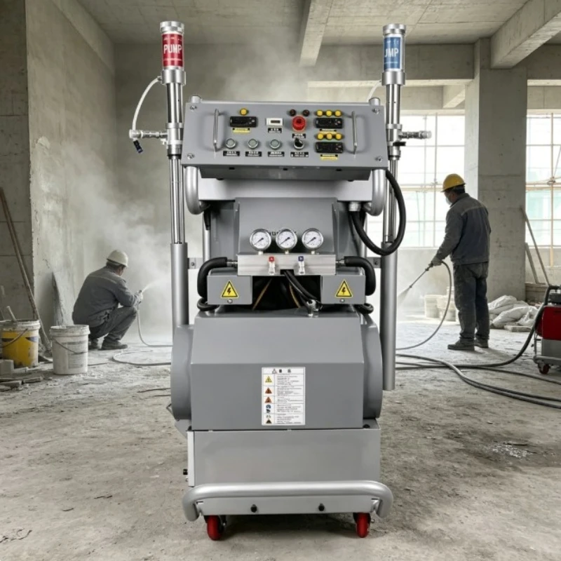 Polyurethane Polyurea Spray Machine Wheeled High Pressure Sprayer For ank Waterproof Anti-Corrosion Insulation Jobs