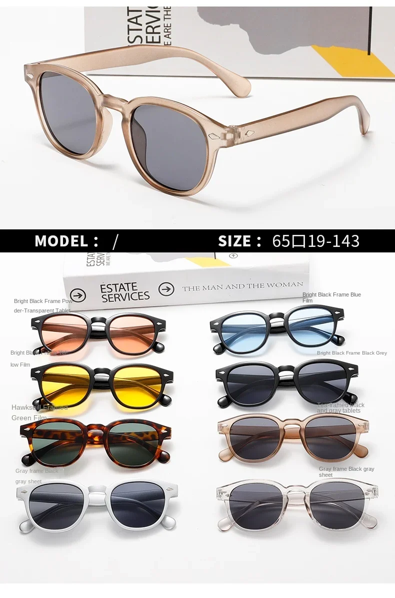 Neue Vintage Rechteckige Sonnenbrille für Männer und Frauen Luxusmarken-Designer Quadratische Sonnenbrillen Modische Herren-Sonnenbrillen Oculus Weihnachten – Detail 8