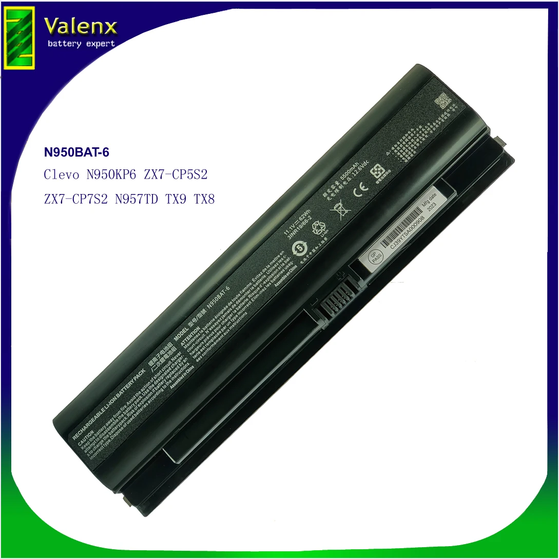 

N950BAT-6 Laptop Battery For Hasee ZX7-CP5G ZX7-CT5DA ZX8-CT5DA ZX8-CR5S1 TX7-CT5A1 TX8-CT5DH TX8-CT7DK GX9-CT5DK