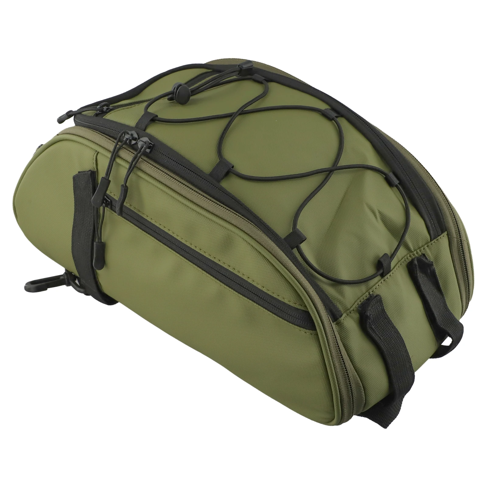 حقيبة سريعة قابلة للفصل حقيبة كهربائية قابلة للطي للتنقل اليومي تصميم متعدد الجيوب مادة النايلون تحتاج ركوب يومي أزرار D ثابتة