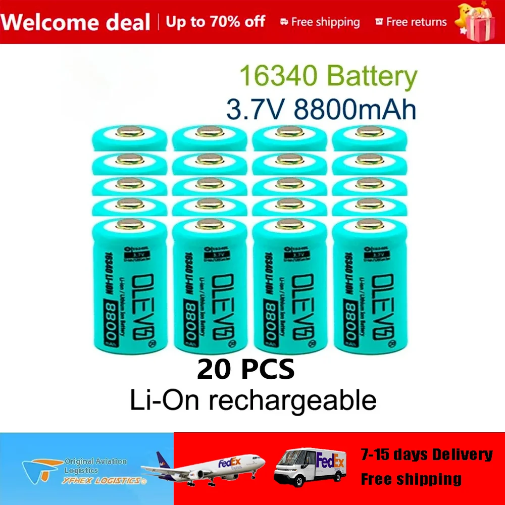 

Lithium battery CR123A CR 123A CR17345 16340 cr123a 3v/3.7v rechargeable Batteries for Gas meter Wireless Door Alarm
