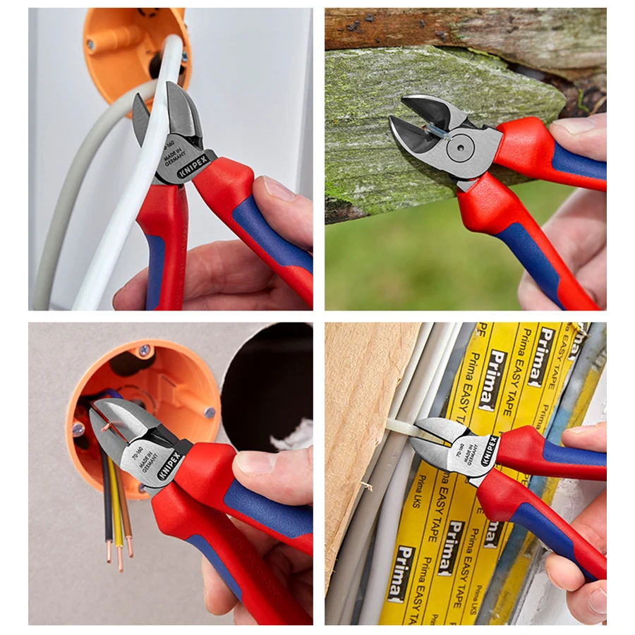 KNIPEX Diagonal Cutter High Quality Vanadium Electric Steel Precise Workmanship Cutting Pliers Model DIY Tool NO.70 02 160