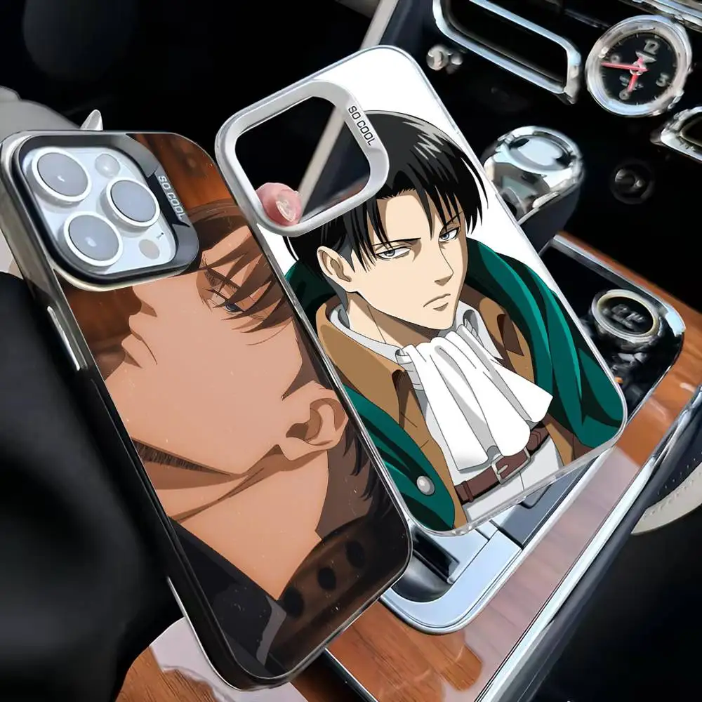 

L-Levi A-Ackerman Phone Case For iPhone17,16,15,14,13,12,11 Plus,Pro Max Black Matte Shockproof Cover