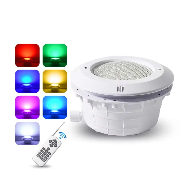 

Rgb Ac 12v Remote Control Recessed Pool Lamp Underwater 12w 18w 25 35w 45w Submersible Swimming Led Pool Light With High Quality