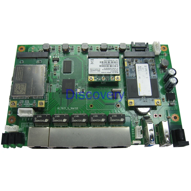 5G Development Board SSD MSATA SSD MT7621 Gigabit 4G Dual-band Storage NAS Server