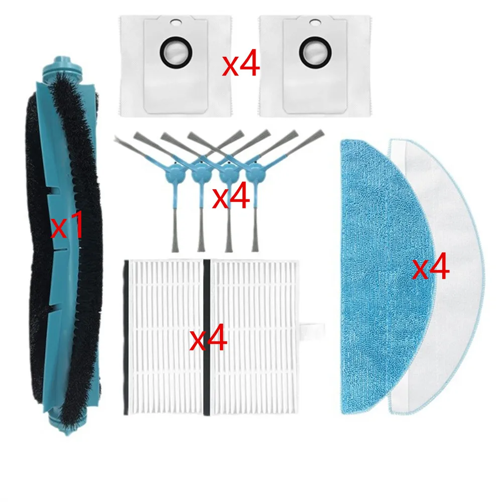 Principal Rolling Edge Escova Filtro para Conga Varrendo Robô, Haipa Acessórios De Limpeza, Saco De Poeira Não-Tecido, 7490 Acessórios