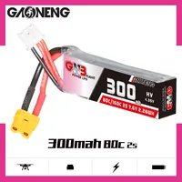 GAONENG GNB 300mAh HV 2S 80C 160C 7.6V XT30 LiPo Battery TurboBee Cine Whoop Happymodel Crux3 iFlight CineBee