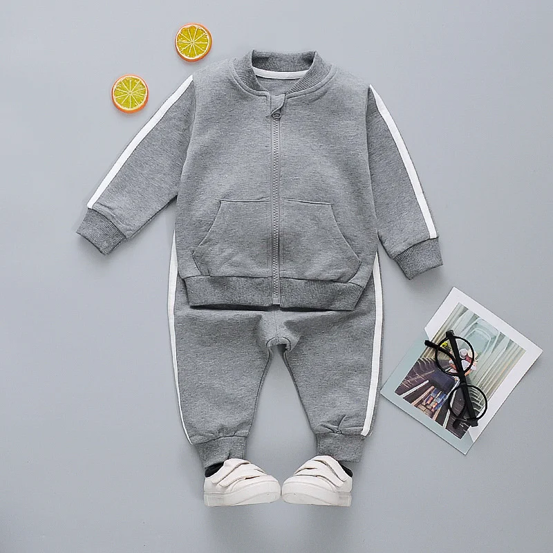 New Spring Autumn Baby Girls Clothes Children Boys Casual Jacket Pants 2Pcs/Sets Toddler Costume Infant Outfits Kids Tracksuits