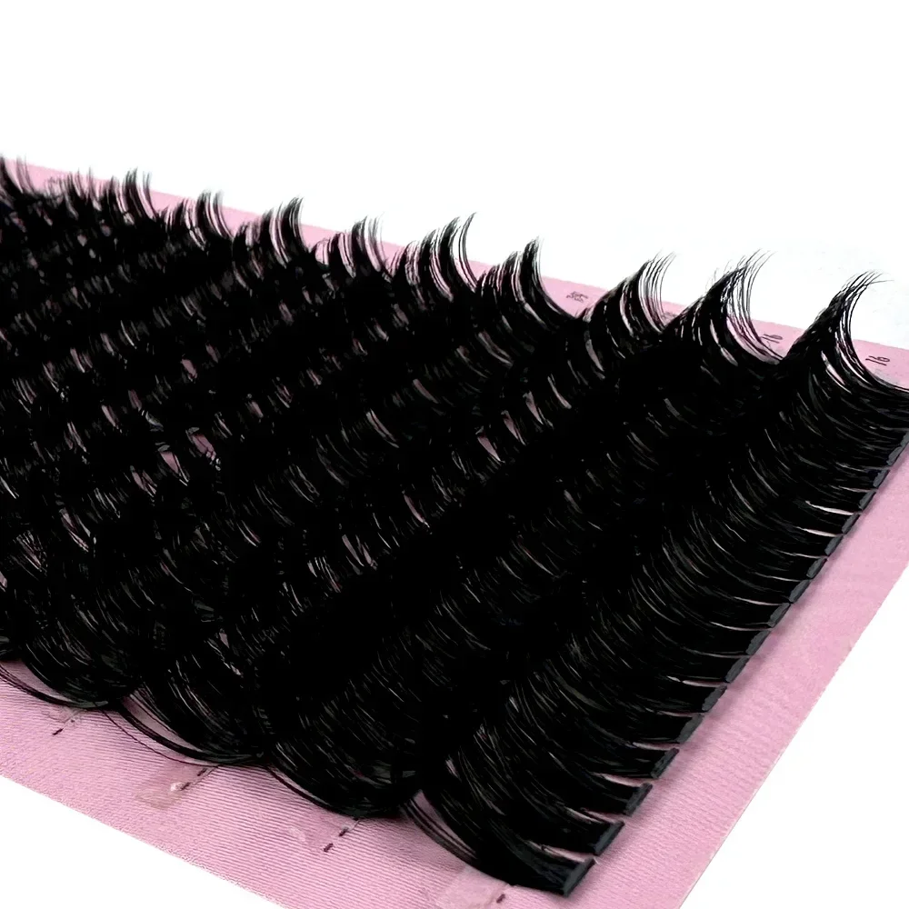 AMSDCN 3D-Nerzwimpern im natürlichen Stil, Cluster-Wimpernverlängerungsbündel, einzelne Wimpern, handgefertigte Wimpernbündel, Cils maquiage