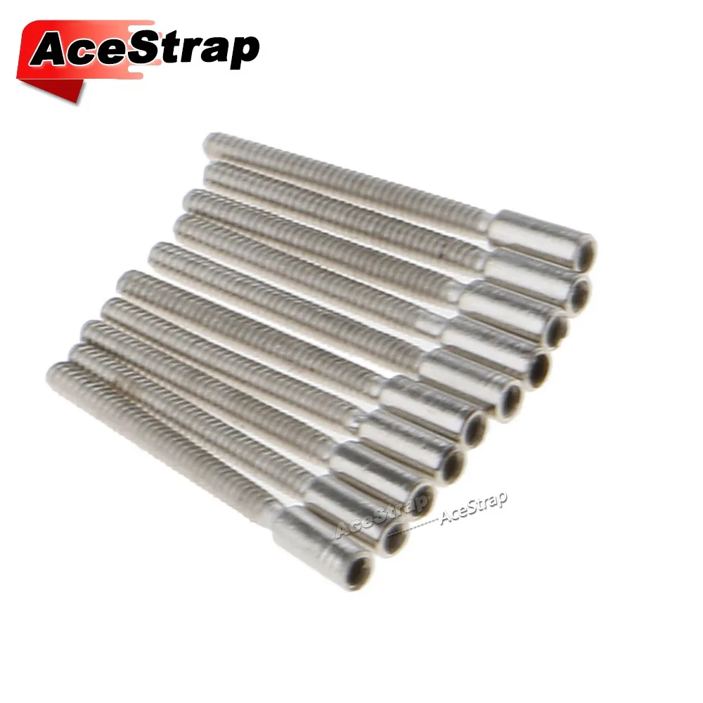 10pcs Winding Stem Extensions 11.5mm Watch Stem Extender Rod 0.9mm Thick Repair Tool silver for Watchmaker Watches Accessories