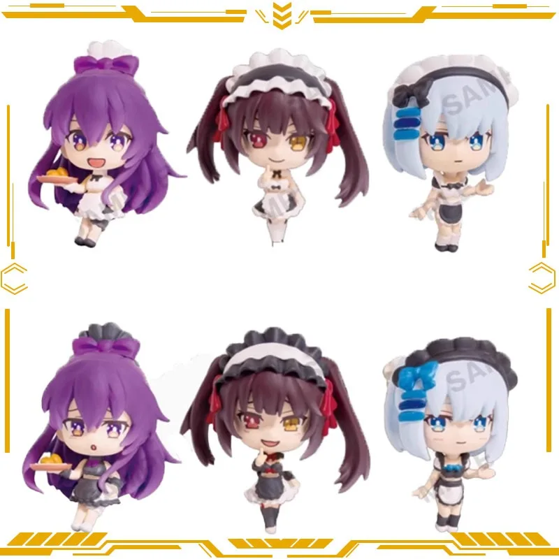 

Original Gashapon DATE A LIVE Yatogami Tohka Tokisaki Kurumi Action Figure Toys for Boys Girls Gift Collectible Model