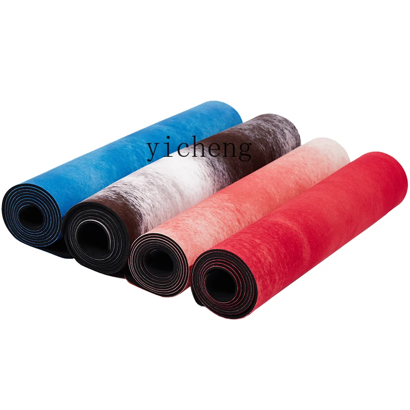 

ZF Flannel Non-Slip Rubber Environmentally Friendly Sweat-Absorbent Keep Dry More Non-Slip Fitness Yoga Mat