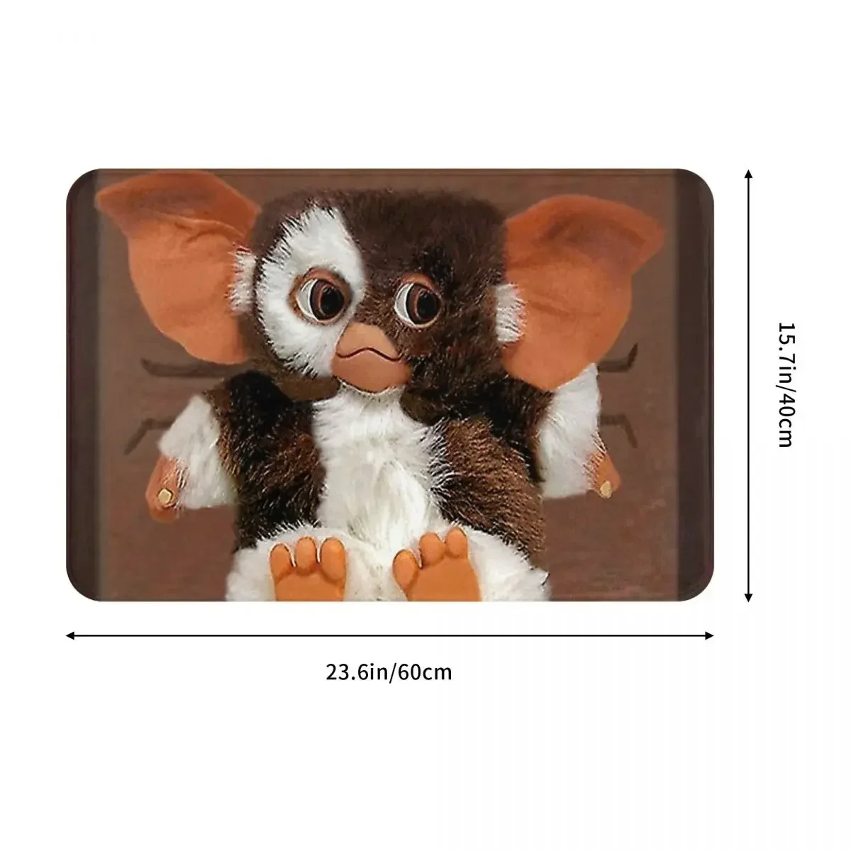 Gremlins Bath Mat I Love My Gizmo With Box-PILLOW Doormat Flannel Carpet Balcony Rug Home Decoration