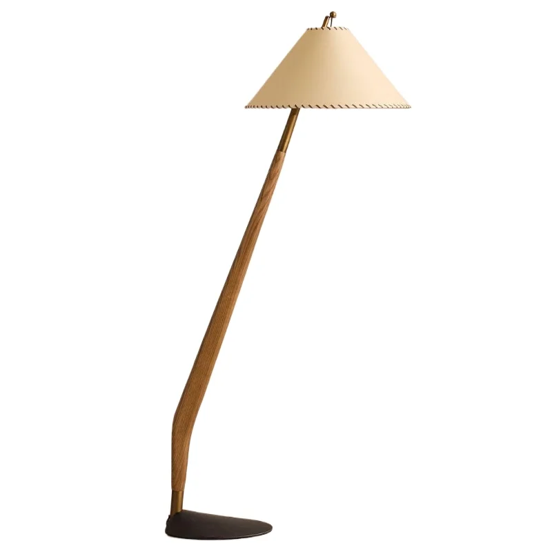 

French medieval floor lamp, Nordic modern sofa living room study bedroom bedside floor lamp