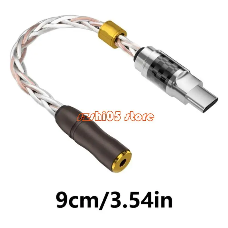 781E Stereod Tipo C maschio a 3,5 mm/2,5 mm Cavo adattatore per cuffie per sedute per carico
