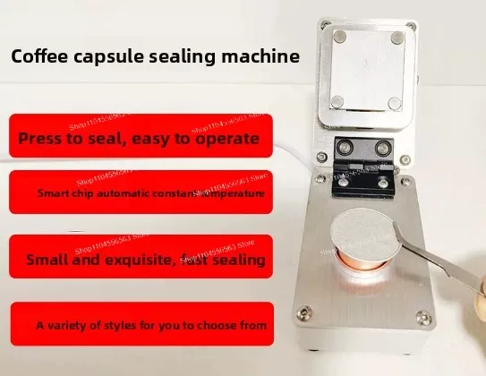 Electric coffee capsule sealing machine - Portable aluminum foil packaging sealing film