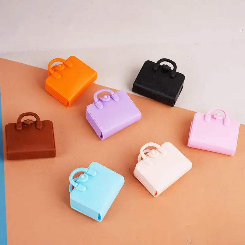 5Pcs Dolls Mini Bags Clothes Accessories 1/12 Dollhouse Simulated Handbag School Bag Music Score Model Study Decoration Toys