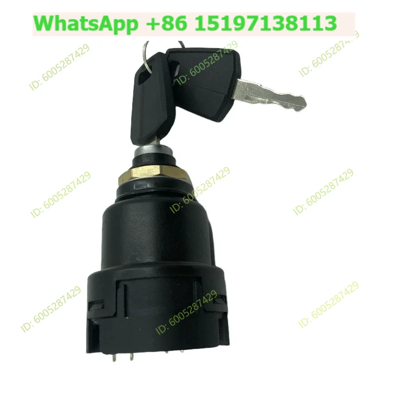 Applicable to Yuchai excavator accessories YC35 60 85 135 210 230-8 power start ignition switch electric door lock