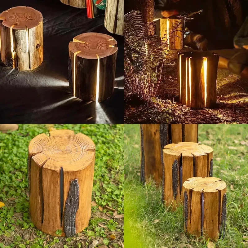 【CHIMU HOME】 Hot Selling Waterproof LED Garden Lawn Lights for Outdoor Courtyard Floor Decoration Emitting Simulation Colors