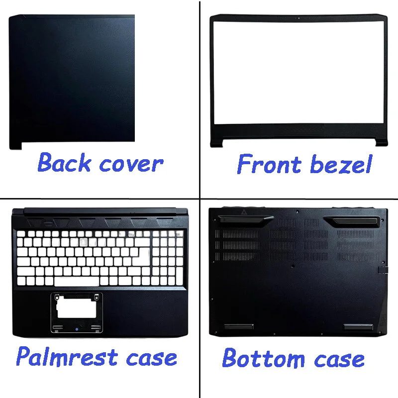 OEM Replacement Back Cover/Bezel/Palmrest/Bottom Case for Acer Predator Triton 300 PT315-52-53