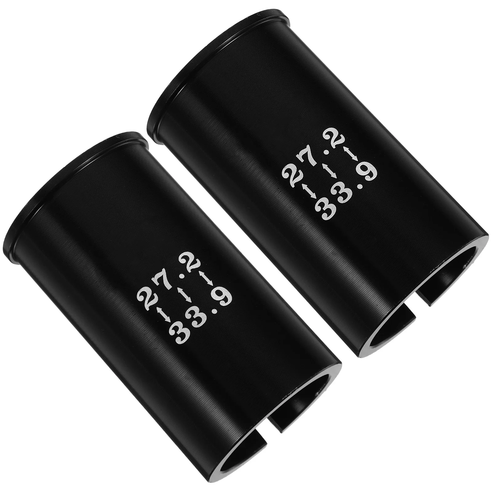 

2 Pcs Bike Seatpost Adapter Tube to Reducing Sleeve Shim Bikes Bicycle Connector