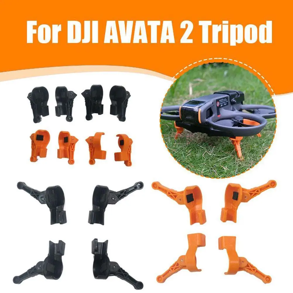 Foldable For DJI Avata 2 Drone Heightening Tripod Lightweight Design Firm And Stable Triangular Structure Landing Buffer 3D Prin