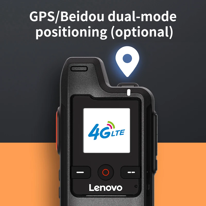 Lenovo Global Walkie Talkie Long Rang Global PPT Walkie-Talkie with SIM Card LIFE TIME Free Transnational POC Radio