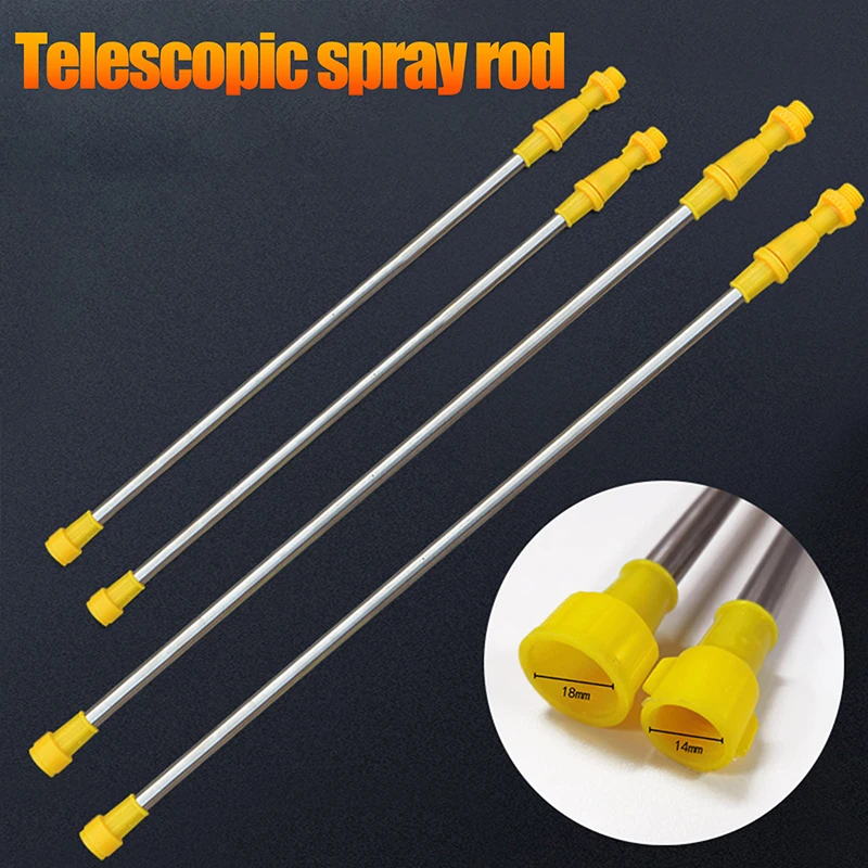 Retractable 0.45-0.8m Spraying Rod For Hand Pressure Sprayer Outdoor Garden Pesticide Spray Tree Watering Can Accessories