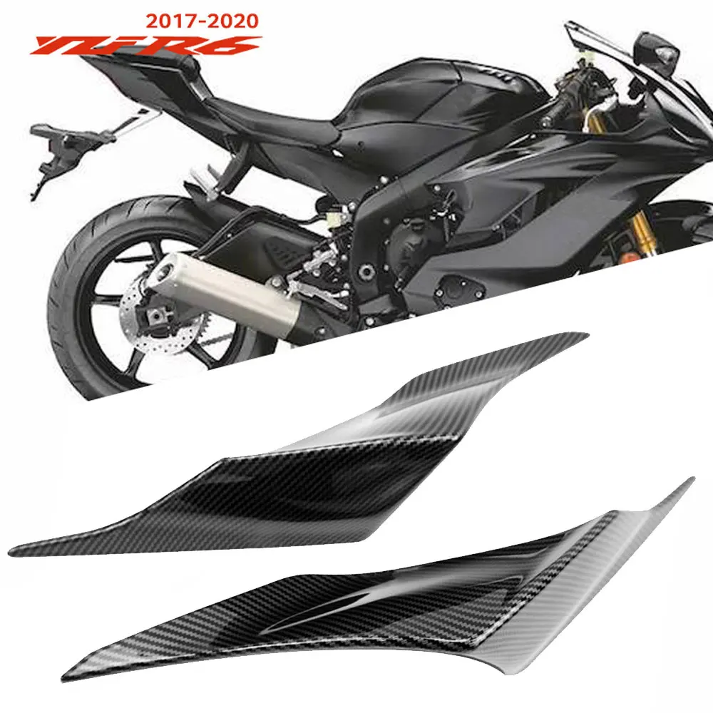 

Motorcycle Accessories Side Rear Tail Seat Fairing Cover ABS Carbon Fiber For Yamaha YZF R6 2017 2018 2019 2020
