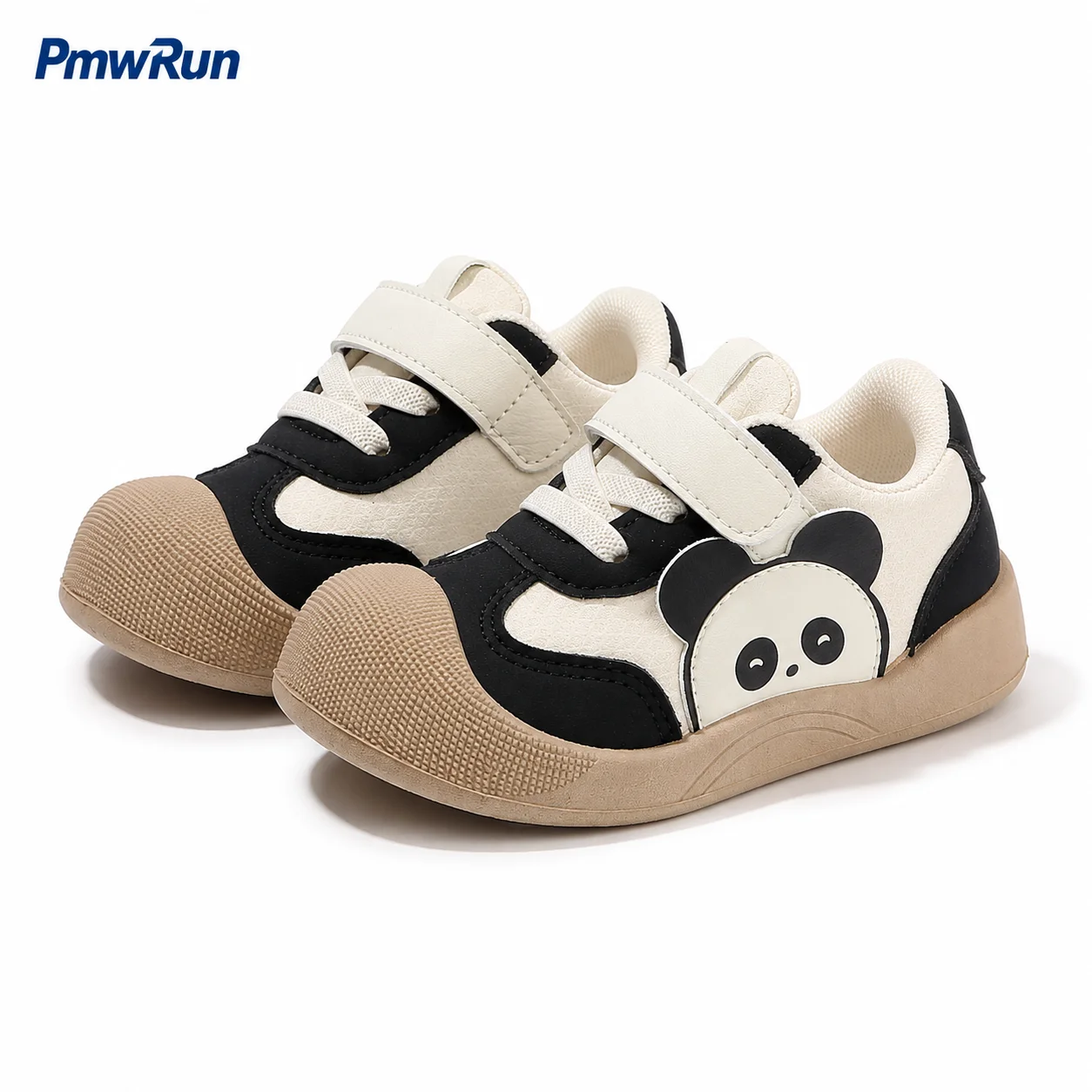 Cute Sport Shoes For Children PU Leather Waterproof Kid's Sneakers Ergonomics Anti-slippery Boy's Girl's Running Footwear