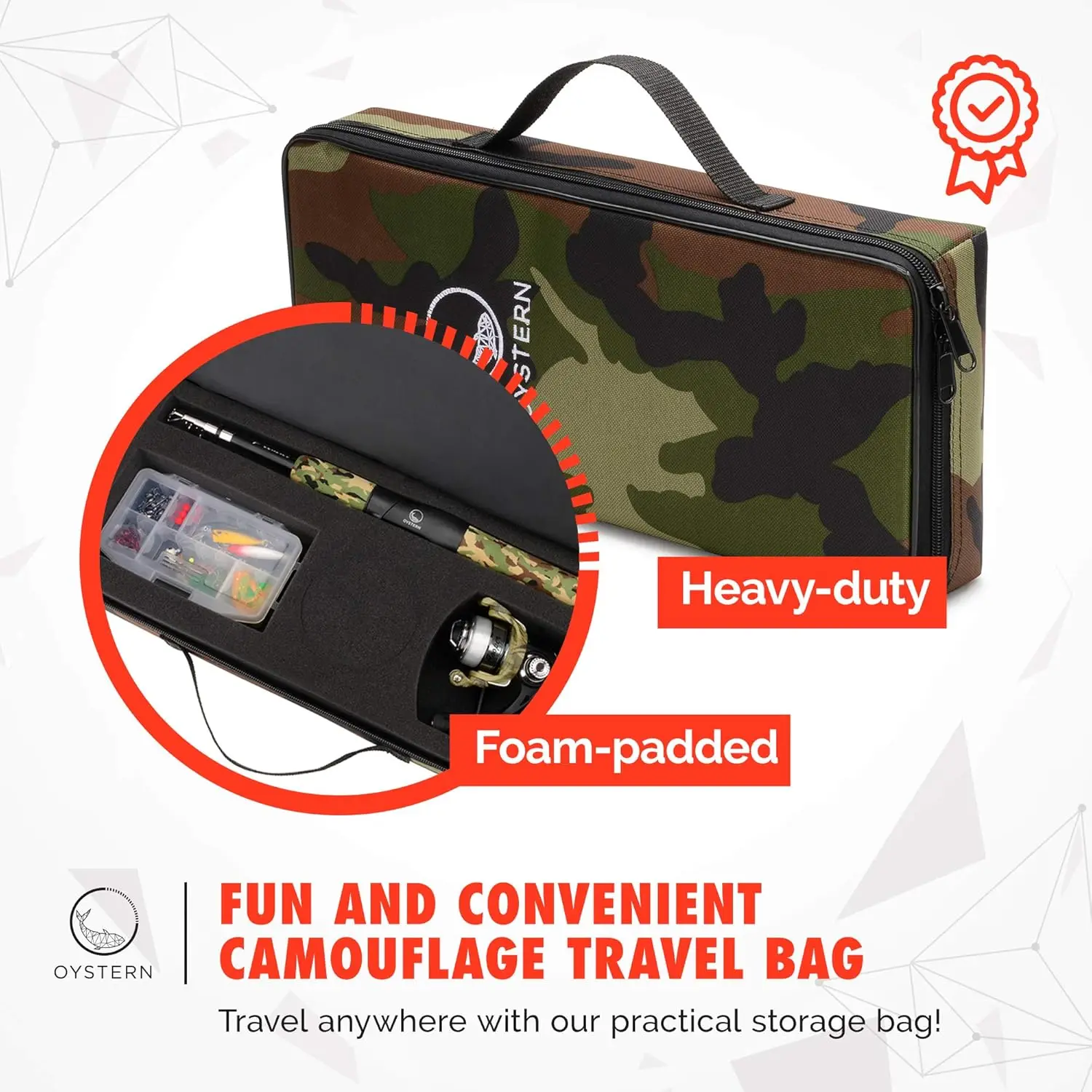 مجموعة أدوات صيد الأسماك للأطفال مع بكرة وحقيبة أدوات وخط وكتاب إلكتروني - قضيب تلسكوبي محمول للأطفال الصغار