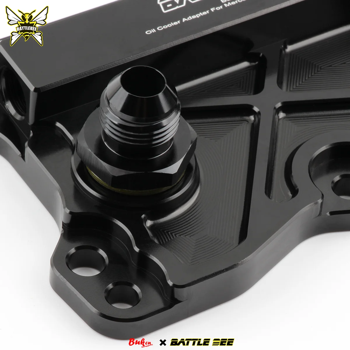 Hot Engine Oil Cooler Adapter Aluminum Alloy Radiator for M272 V6 3.5L M273 V8 W207 W211 W212 E280 E300 E350 GL550