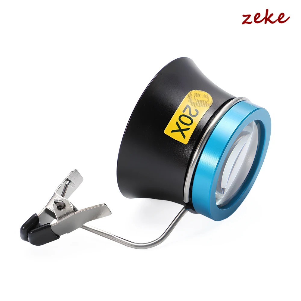 20X 10X 5X النظارات المكبر كليب على العين العدسة المكبرة عدسة المحمولة عملية العدسة لأدوات إصلاح الساعات #4