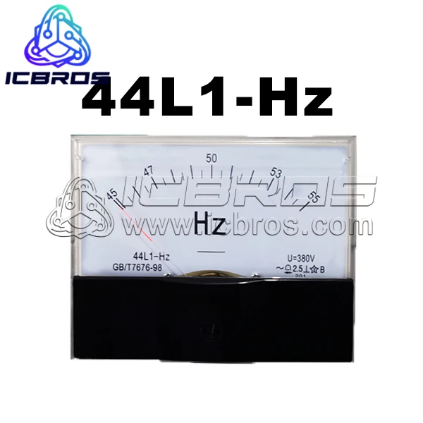 Pointer Frequency 44L1 45-55HZ 380V 220V 100V Hertz Meter